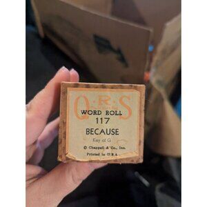 QRS Word Roll 117 Because Key of G